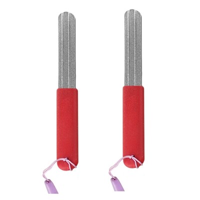 2Pcs Fish Hook Sharpener Hook Grinds Tool Double Side Hook Sharpening File