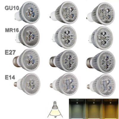 9W 12W 15W GU10 MR16 E27 E14 LED Bulb AC 85-265V Led Spotlights LED lamps DC12V