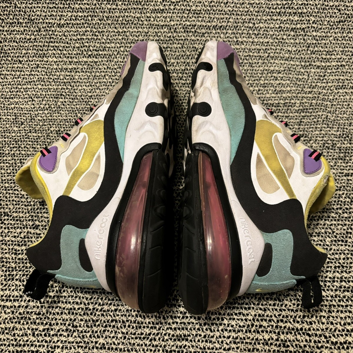 New NIKE AIR MAX 270 REACT AO4971-101 \'Geometric Abstract\' Men\'s‎ Size 11 Nike Air Max 270 React Mens Size 10.5 Shoes Sneakers  main image 3