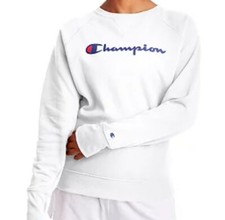 Women's Champion Powerblend Fleece Boyfriend Sweatshirt Size: Small 