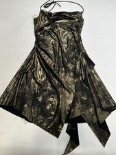 Womens Jujube Gold Dress Size M Medium EUC