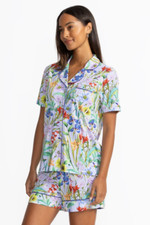 Johnny Was Pajama Set Daphne Bobbie Top Size M / The Short Shorts Size M