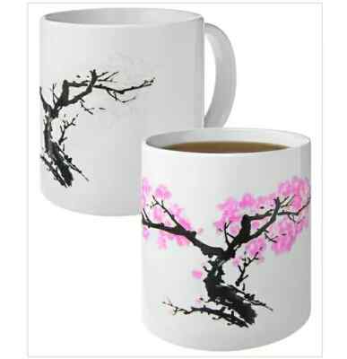 Kikkerland Blossom Morph Heat Changing Mug NEW