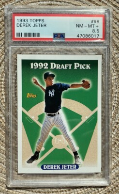 1993 TOPPS DEREK JETER ROOKIE PSA GRADED NM-MT 8.5 | eBay