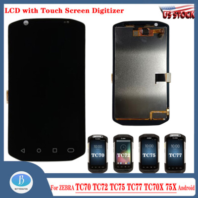 LCD with Touch Screen Digitizer for ZEBRA TC70 TC72 TC75 TC77 TC70X 75X Android