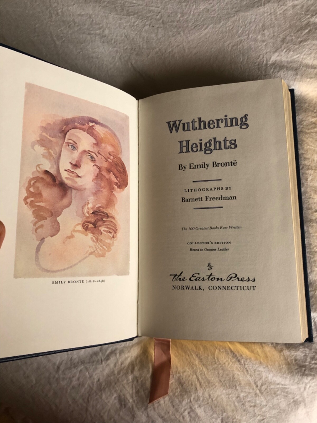 Wuthering Heights by Emily Bronte 1980 Easton Press eBay