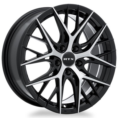 17 Inch Black Alloy Wheel Rim for Subaru Tribeca, RTX 82993 17x7.5 5x114.3 5Lug 