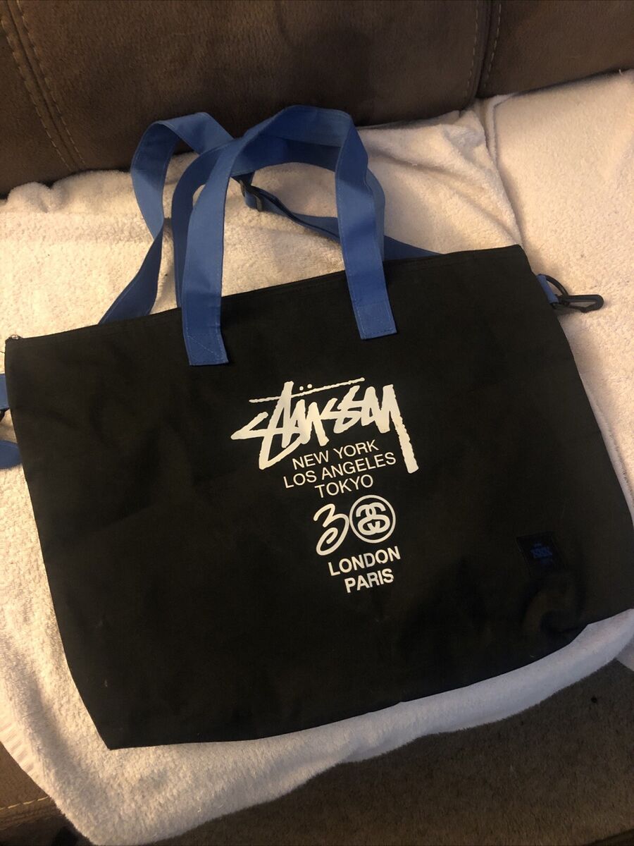 Stussy Tote Bag 30th Anniversary 2 Way Cross Body Shoulder Stussy Tote Bag 30th Anniversary 2 Way Cross Body Shoulder