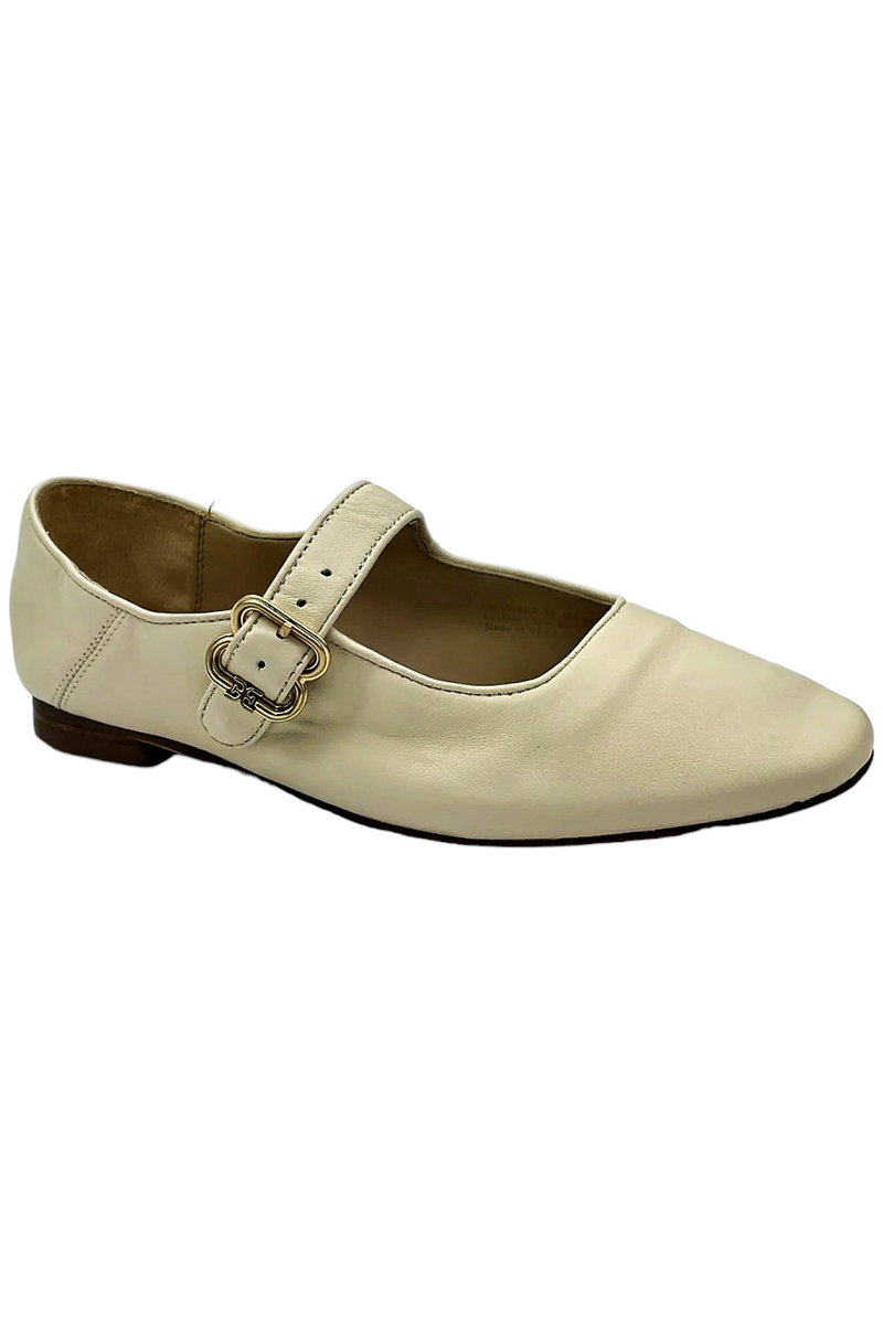 Sam Edelman Girl's Michaela Mary Jane Flats White Leather | eBay