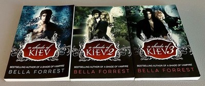A Shade Of Kiev Book Series Bella Forrest Books 1 2 & 3 Paperback Vampire Lot