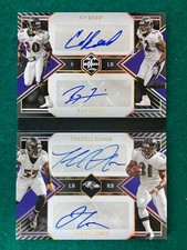 2023 Limited Quad Signatures RAVENS /25 Ray Lewis Ed Reed Terrell Suggs J Lewis