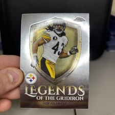 2025 TOPPS CHROME LEGENDS OF THE GRIDIRON LOG33 TROY POLAMALU STEELERS