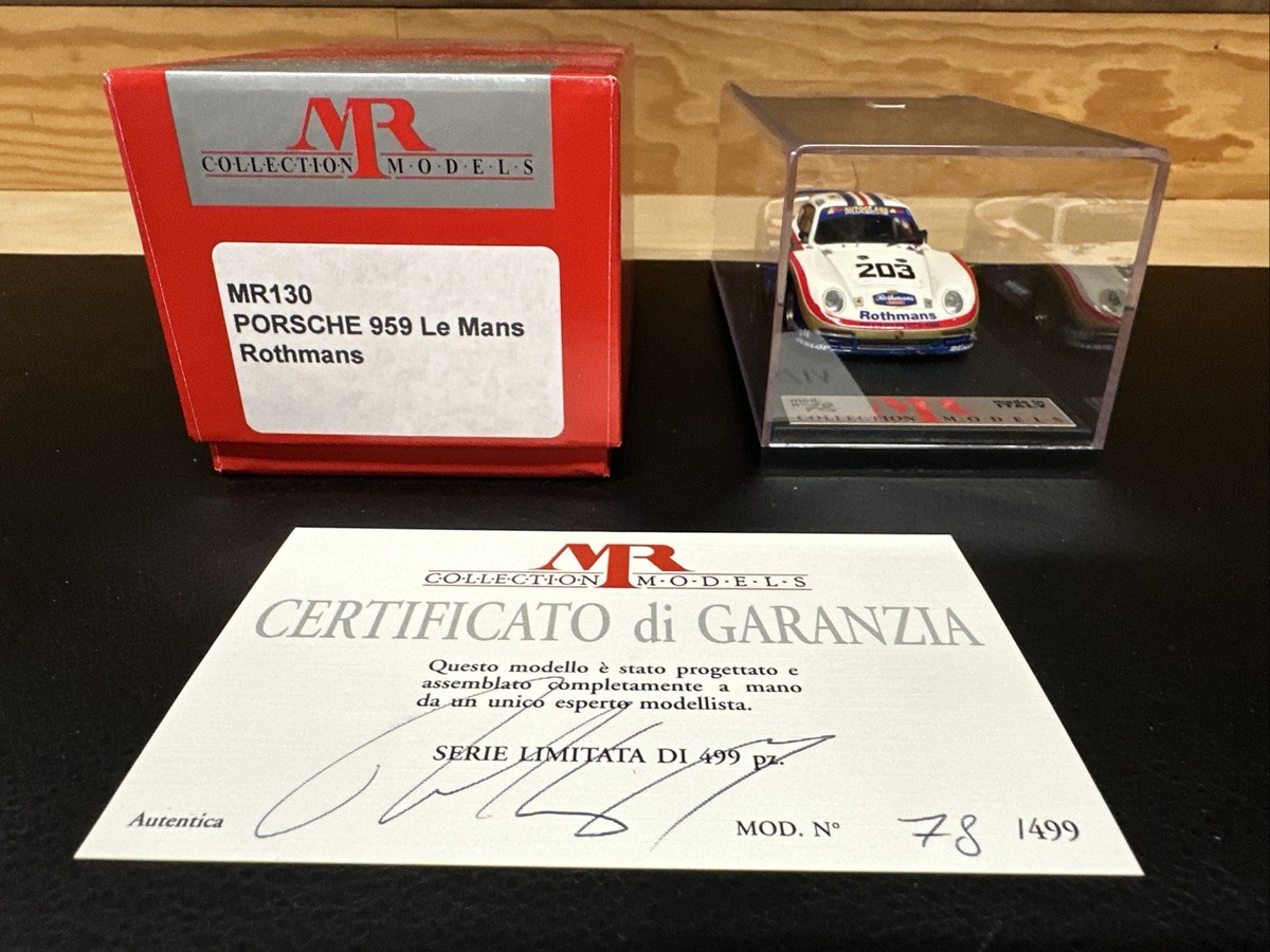 MR Collection Models 1/43 Porsche 959 Le Mans Rotmans MR130 #78