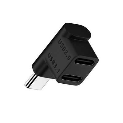 100W 2 Type-C Female to 1 Type-C Male Adapter For Steam Deck Game Console aa