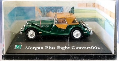 Cararama [Ausverkauf] Morgan Plus Eight im Maßstab 1:72 - grün (Kapuze hoch)