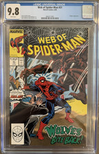 Web of Spider-Man #51 (1989) CGC 9.8 WP - Kingpin Appearance!