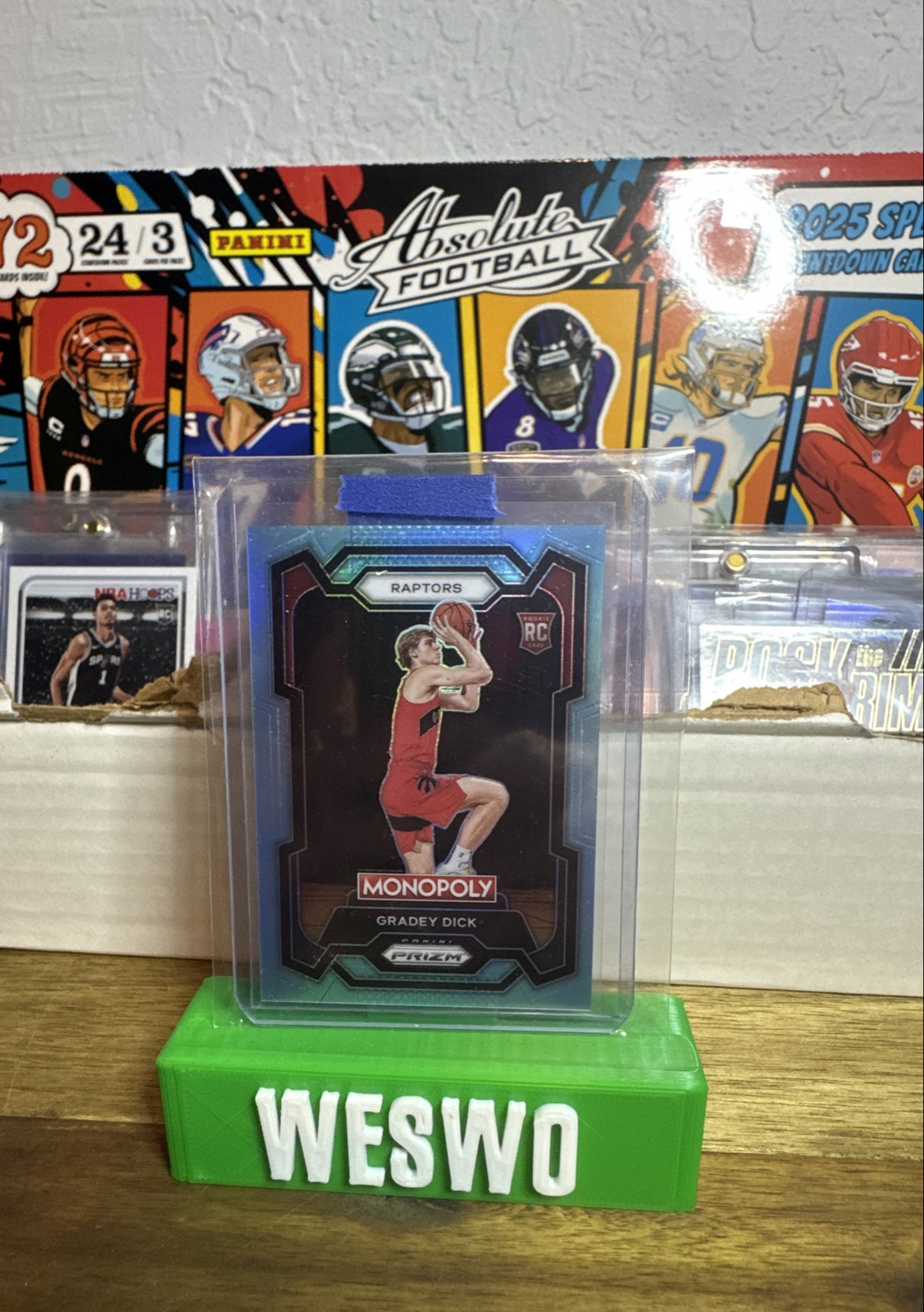 2023-24 Panini Prizm Monopoly - Gradey Dick #84 Light Blue Prizm /199 (RC)