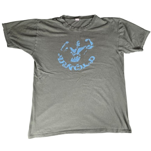 Vtg Baumhuter Arnold Schwarzenegger Bodybuilding Tee - Rare German Tag - XL