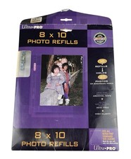 10 Ultra Pro Archival Photo Safe Refills 9.5 x 11 Pages Holds 20 - 8 x 10 Photos