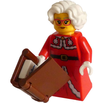 Advent Calendar 2024, City (Day 17) - Mrs. Claus and Book with List