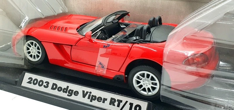 Motor Max 1/18 Scale Diecast 73100 - Dodge Viper 2003 RT/10 - Red - Image 2 of 4
