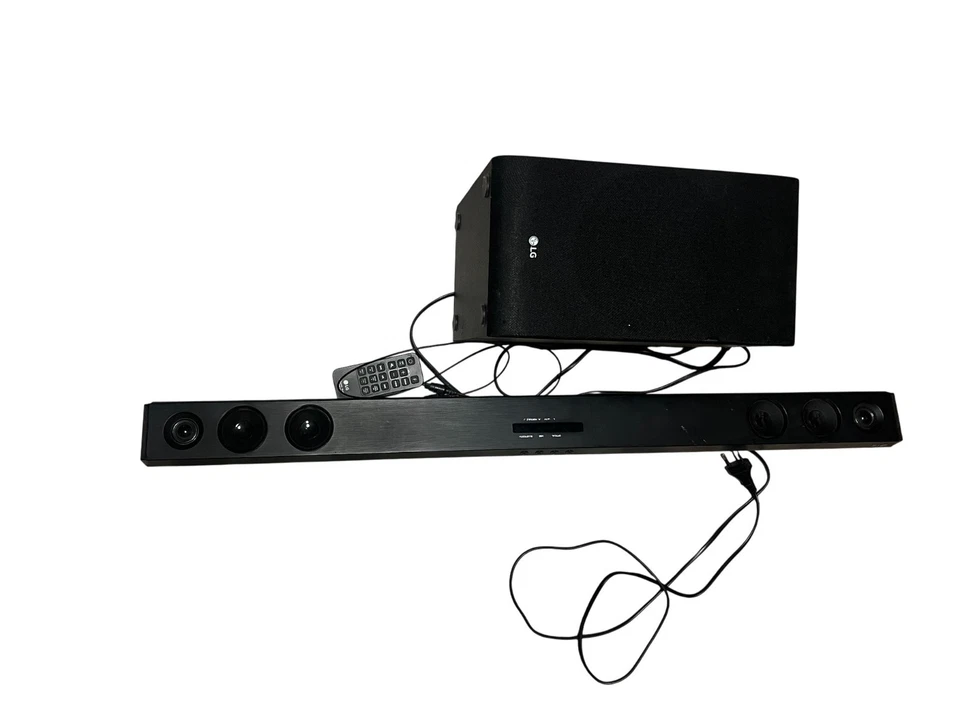 LG SJ3 Soundbar mit kabellosem Subwoofer wireless Bluetooth Deusllz - Bild 1 von 4