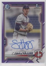 2021 Bowman Draft Chrome Pick Purple Refractor 105/250 Steven Hajjar Auto 0r1r