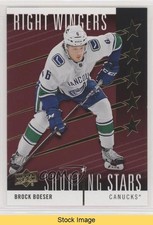 2019-20 Upper Deck Shooting Stars Right Wingers Red Brock Boeser #SSR-3 READ vm9