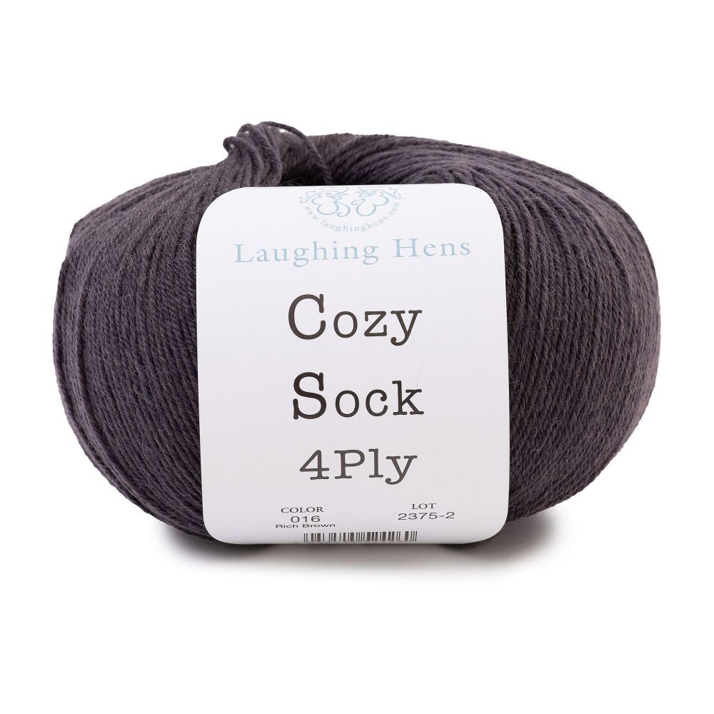 Laughing Hens Cozy Sock – 4Ply Merino Wool & Nylon Yarn for Durable, Colourful H