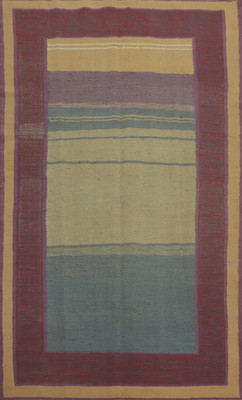 #ad Geometric Multicolor Kilim Area Rug 5x8 Ft Hand Woven Vegetable Dye Wool Carpet $570.02