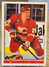 1993-94 Topps Premier Gary Suter #178 Calgary Flames