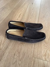 Russell and Bromley Madrive Brown Suede Loafers EU 44