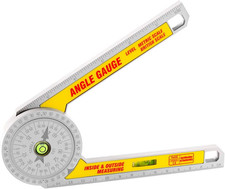 Miter Saw Protractor Angle Ruler, 360 Degree Measure Tool ,Angle Finder Gauge wi
