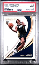 2023 PANINI IMMACULATE COLL GOLD #42 JARACE WALKER 7/10 PSA 9