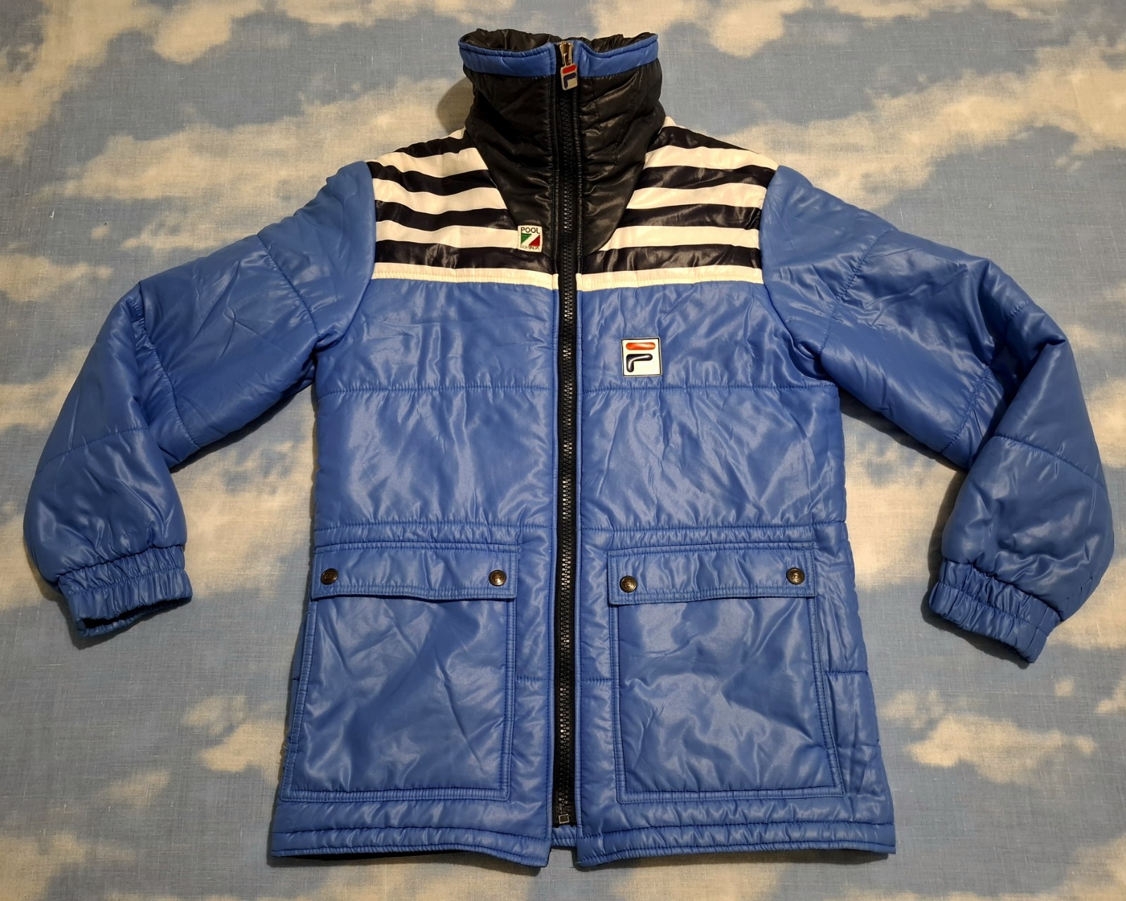 JACKET vintage 80's FILA Biellese era Borg TG.44 circa S M made in Italy RARE