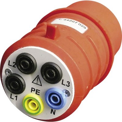 Beha Amprobe DAA-16 Messadapter  CEE-Stecker 16 A 5polig - Buchse 4 mm