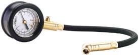 Draper Tyre Pressure Gauge with Flexible Hose | Handheld Dual Reading Gauge |...