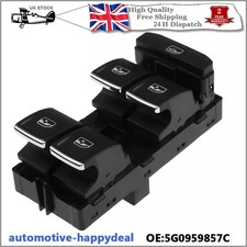 Right Master Power Electric Window Switch For VW Seat Skoda RHD UK 5G0959857C
