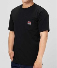Ben Davis Black T-Shirt with Pockets Casual Cotton Japan