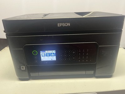 Epson Work Force WF-2850 Wireless Color All-inOne Print Copy Scan Very Low Usage