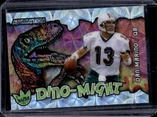 2023 Wild Card Alumination DinoMight Dan Marino Silver Kaleidoscope Trex #/25