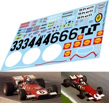 1/12 Decals per Ferrari 312 B ( fits  Tamiya kit ) TB Decal TBD1175