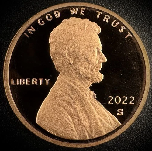 2022-S Lincoln Shield Cent Proof — photo from the most recent tracked eBay sale