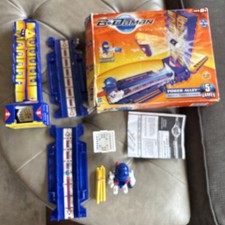Medidor de disparo Battle B-Daman Power Alley Takara Tomy Hasbro 2005 azul IBA USADO