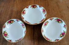 Royal Albert Old Country Roses Vedge Schalen x 3