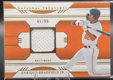 2024 National Treasures Game Gear Swatches /99 Enrique Bradfield Jr