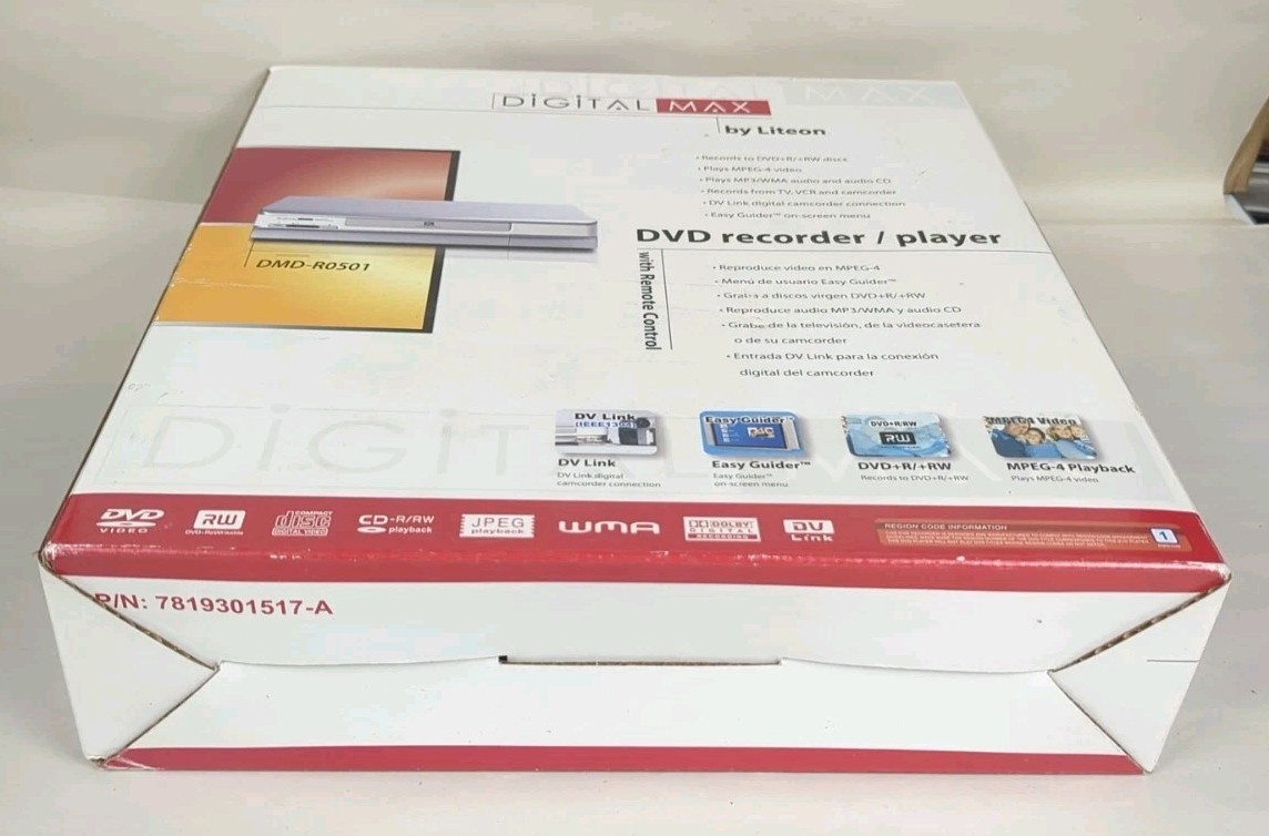 Digital Max DMD-R0501 DVD Recorder / Player DVD+R/+RW MP3 by