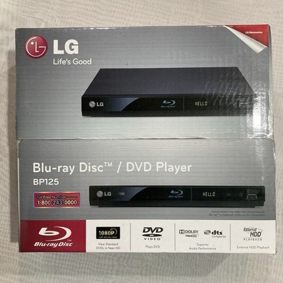 LG BP125 Compact Blu-Ray / DVD Player, Black - Brand New, Sealed