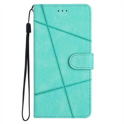 Hülle für iPhone 17 16 15 14 13 12 11 XS Geprägtes Leder Wallet Case Handyhülle