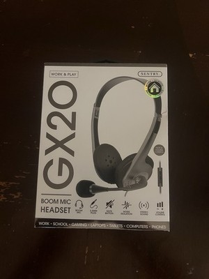 SENTRY GX20 Gaming Headset w Mic PS4, XBOX, PC, PHONE, TABLET HOME, WORK BN15